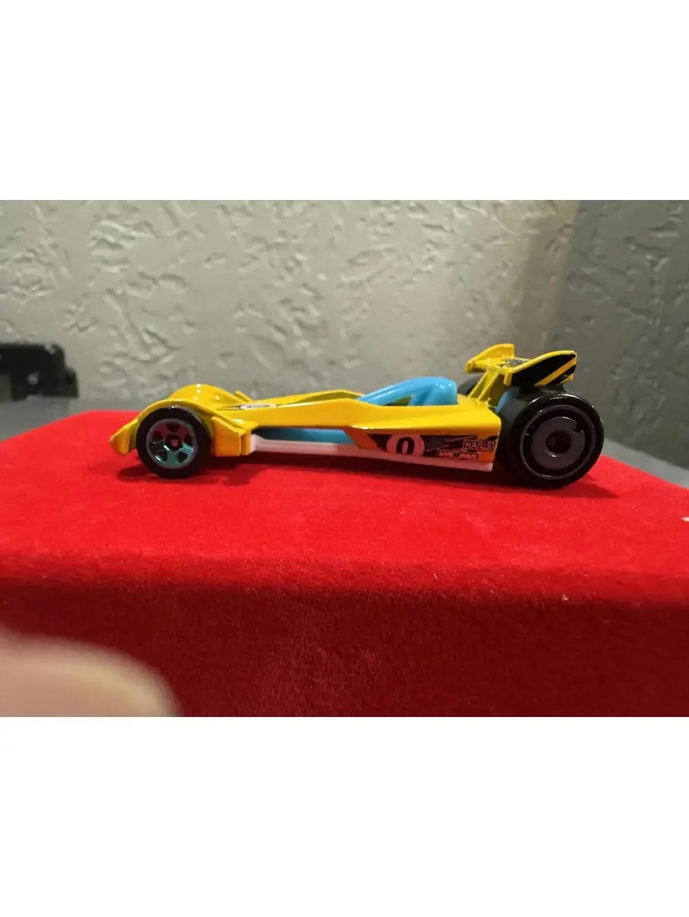 Hot Wheels Yellow Formula 1 Race Car Toy